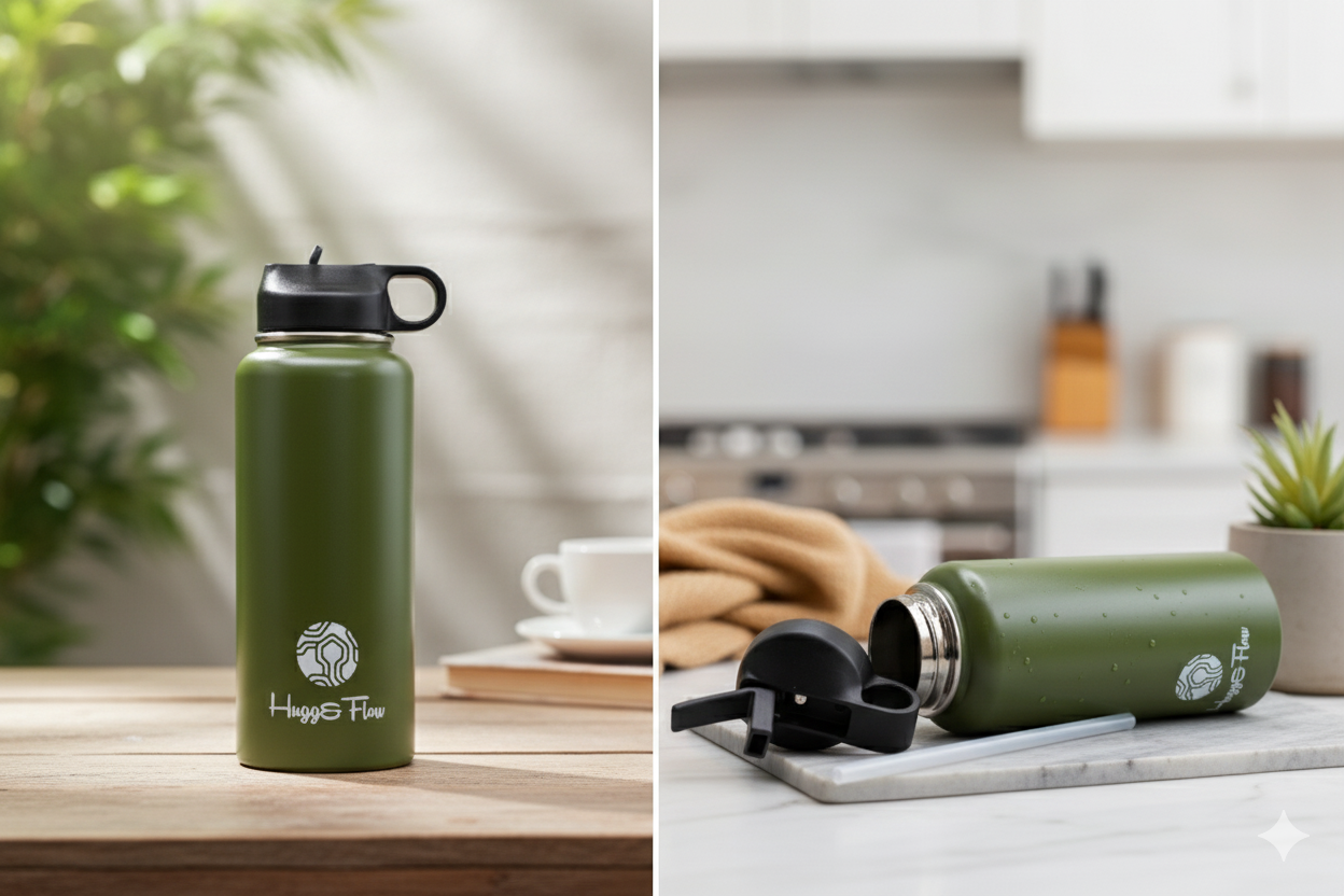 32 oz Wide Mouth Insulated Water Bottle